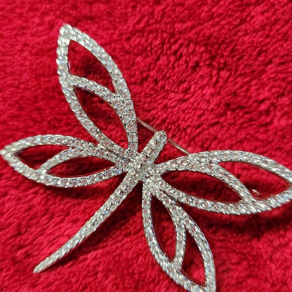 Swarovski Crystal DRAGONFLY Brooch Pin - Picture 11 of 15